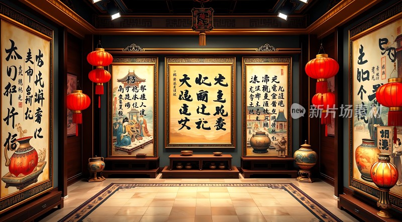 古风画展书法艺术盛宴