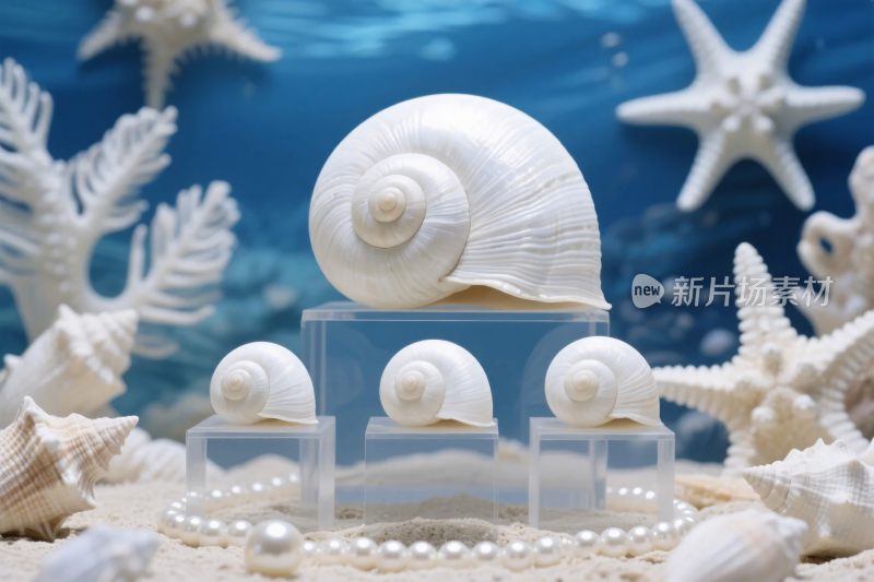 海洋贝壳海螺海星摆件