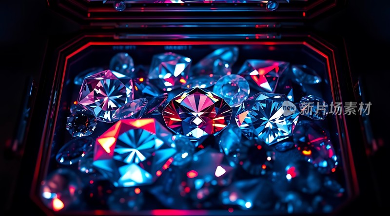 璀璨钻石闪耀光芒