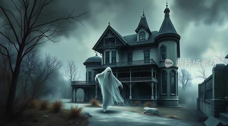 幽灵出没的神秘古宅