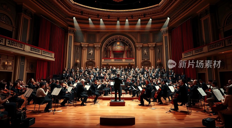 交响乐团现场演奏