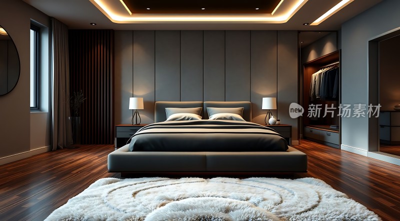 现代卧室设计简约风格温馨舒适