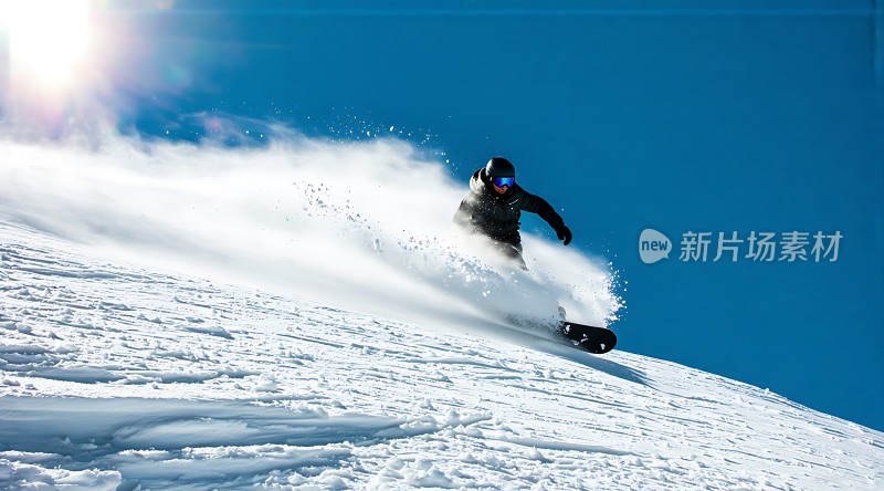 雪地速降风驰电掣！