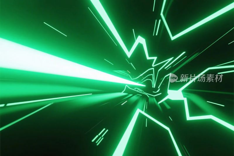 未来霓虹科技线条