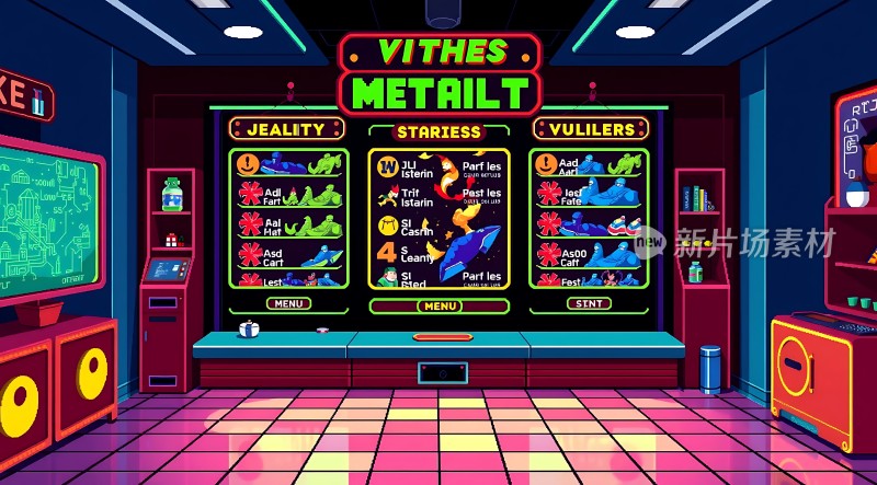 复古游戏厅大揭秘霓虹灯下的经典回忆