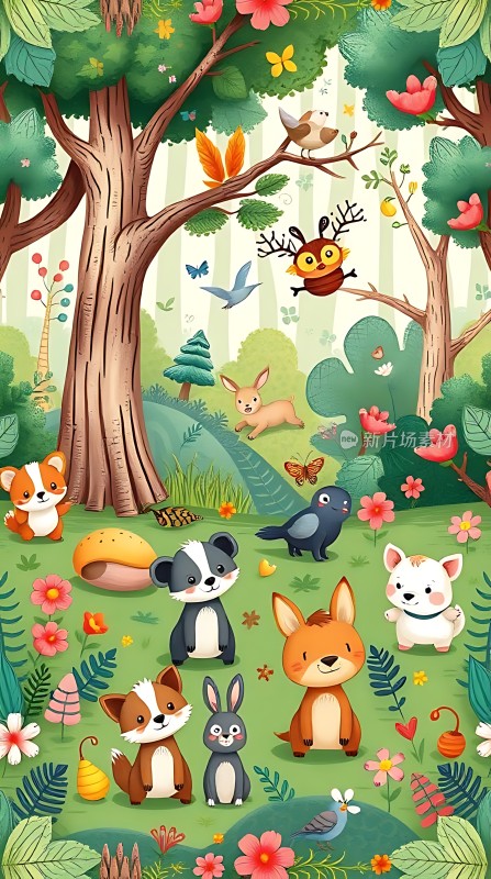 森林里的动物们