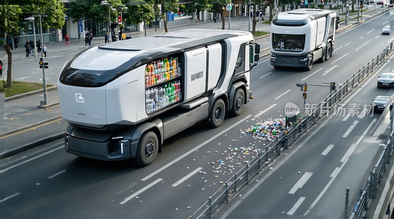 未来物流智能卡车高效运输