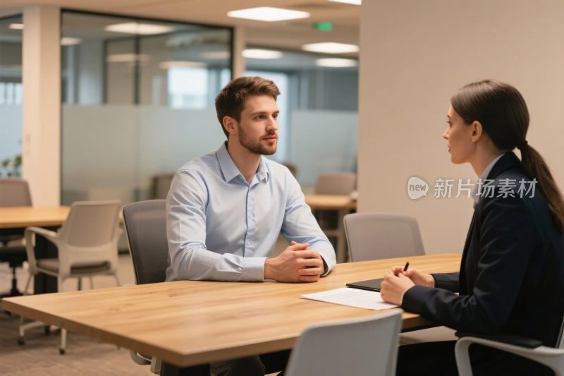 办公室商务对话场景