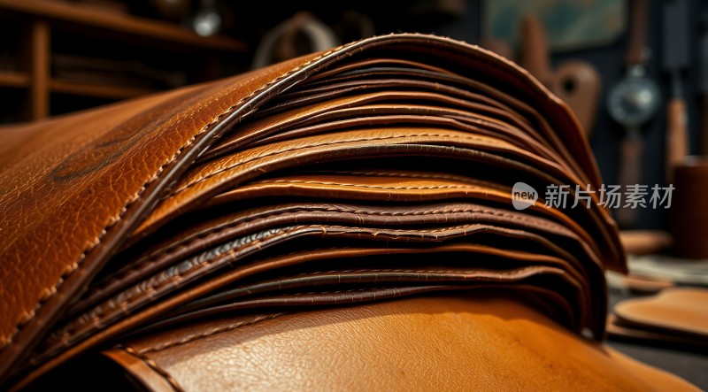 皮革纹理细节展示