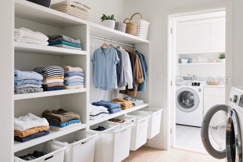 整洁衣柜收纳空间