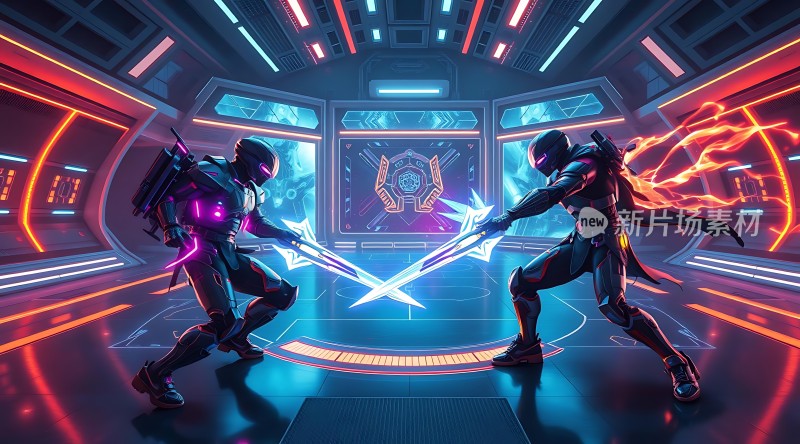 未来战士对战科技感十足