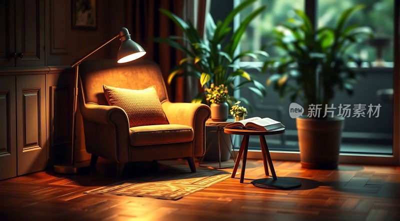 温馨角落阅读时光