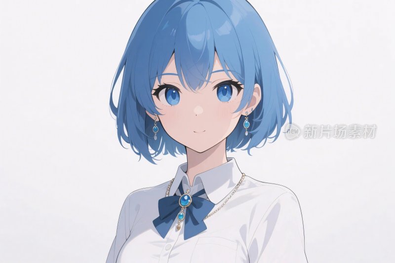 动漫风格女性角色插画