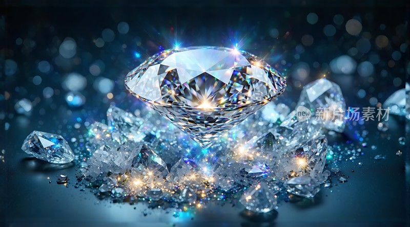 璀璨钻石闪耀光芒