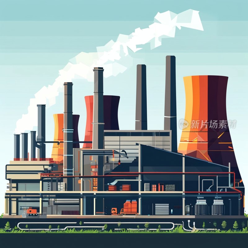 工业厂房轮廓图