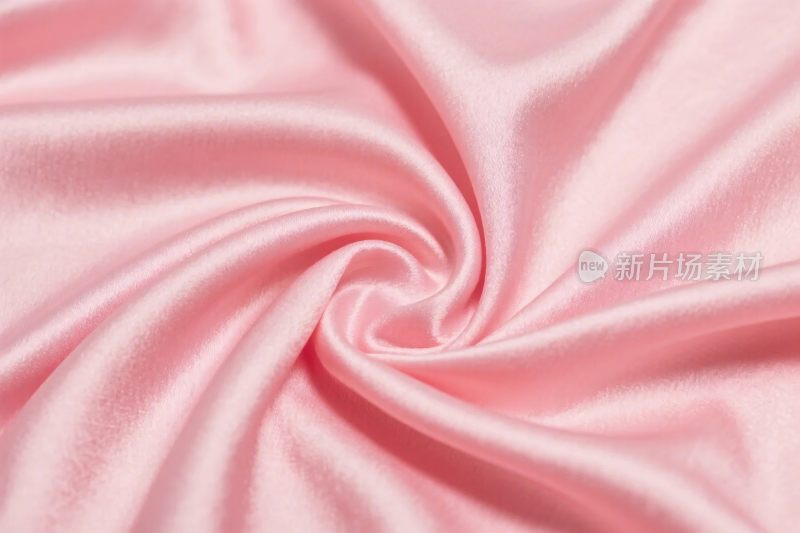 粉色丝绸布料特写