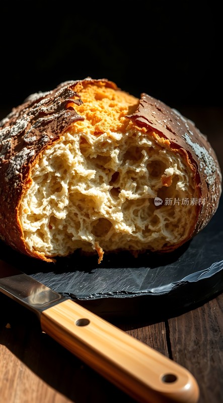 阳光下的面包艺术