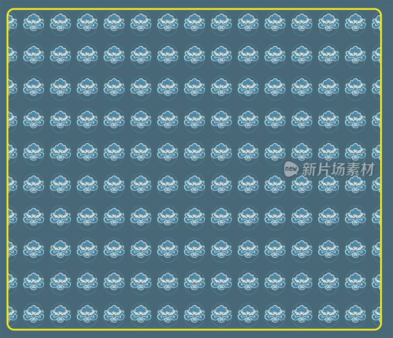 国潮敦煌传统纹式图印