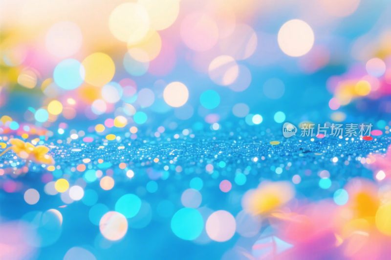 梦幻散景光斑背景