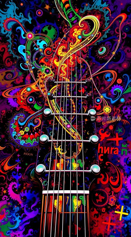 吉他艺术色彩与旋律的交响曲