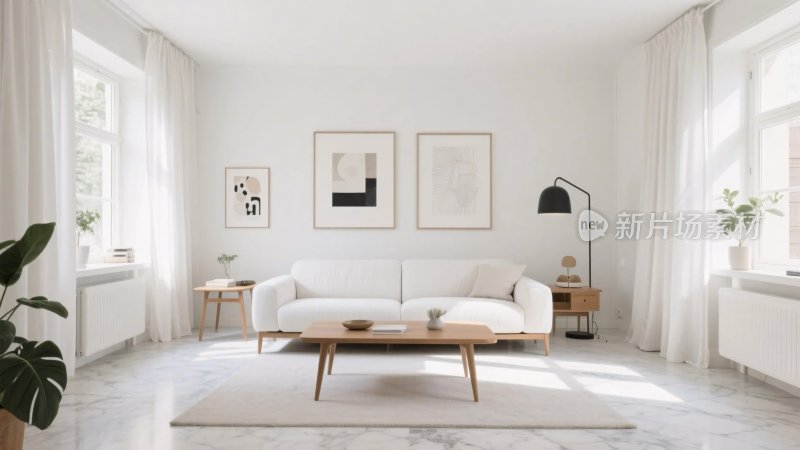 现代简约客厅布置