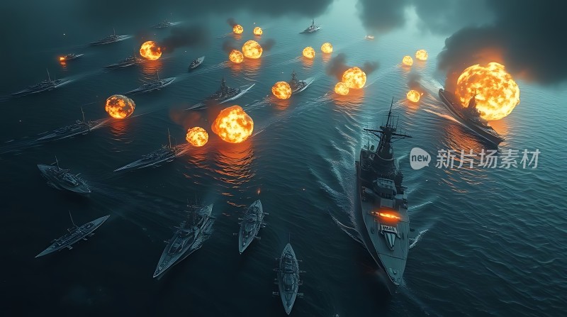 海战激战正酣