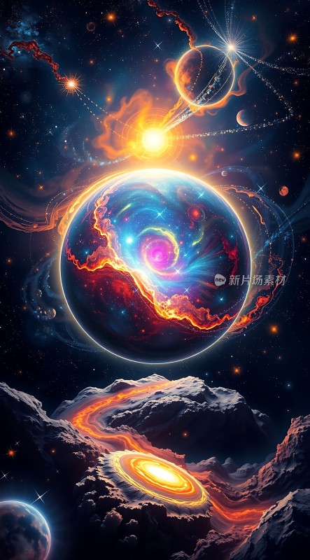 宇宙奇观星云、行星与恒星