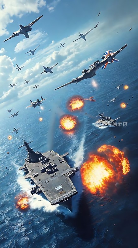 航母激战海天间的空中对决
