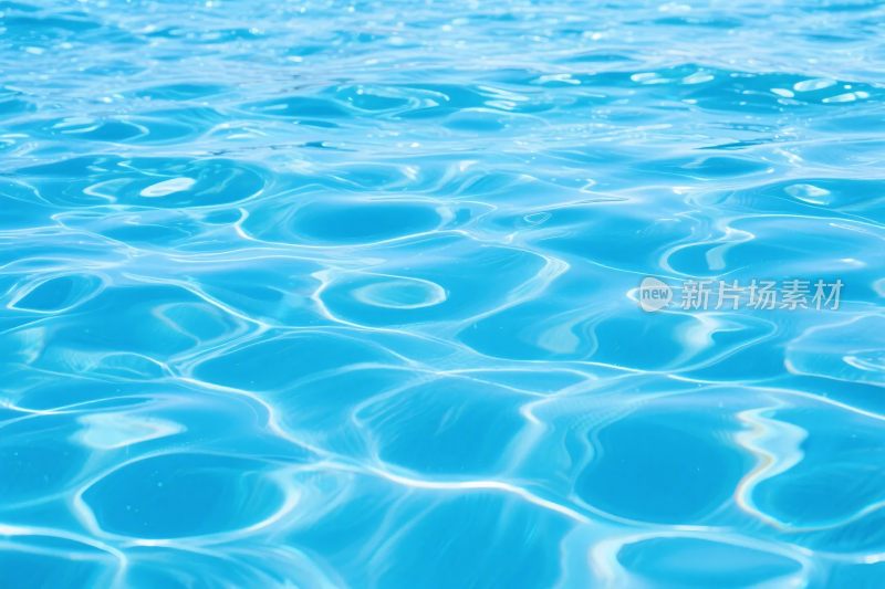 蓝色水面波纹图