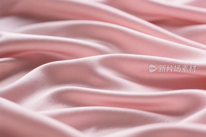 淡粉色丝绸布料纹理