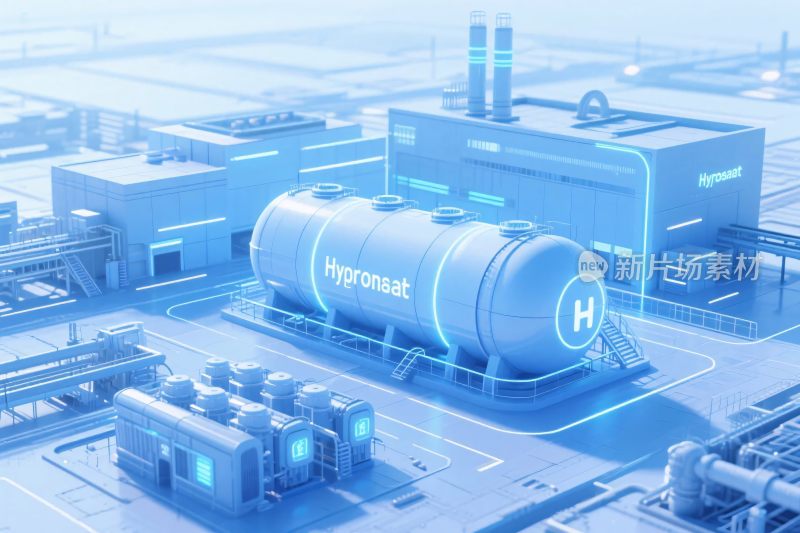 科技感工业设施场景