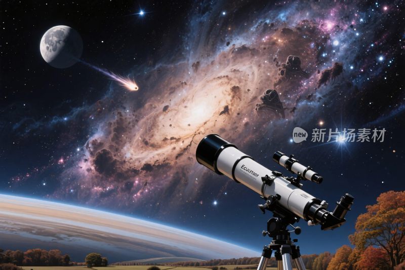 天文观测星空画面