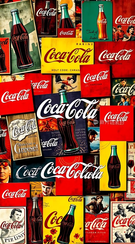 可口可乐经典广告海报集锦