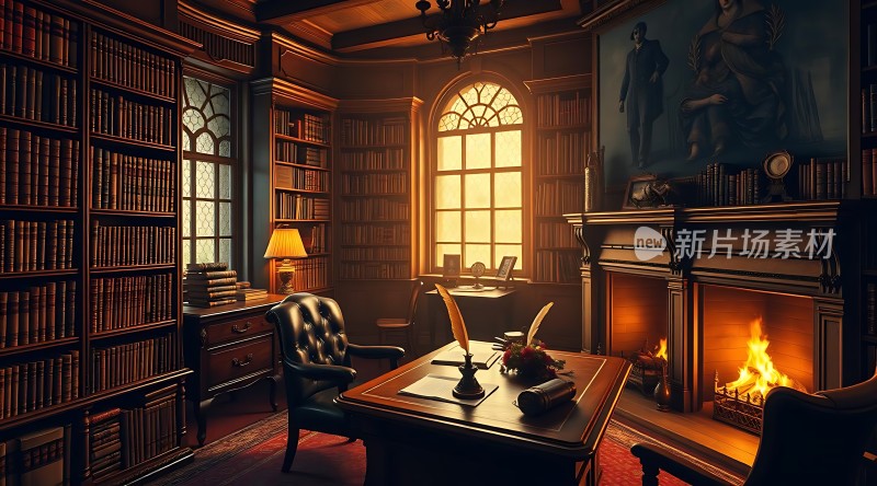 书房里的温暖时光