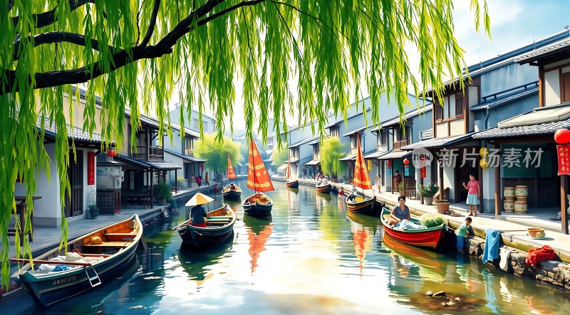 古色古香水乡风情