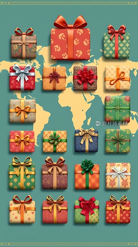 世界各地的礼物大集合
