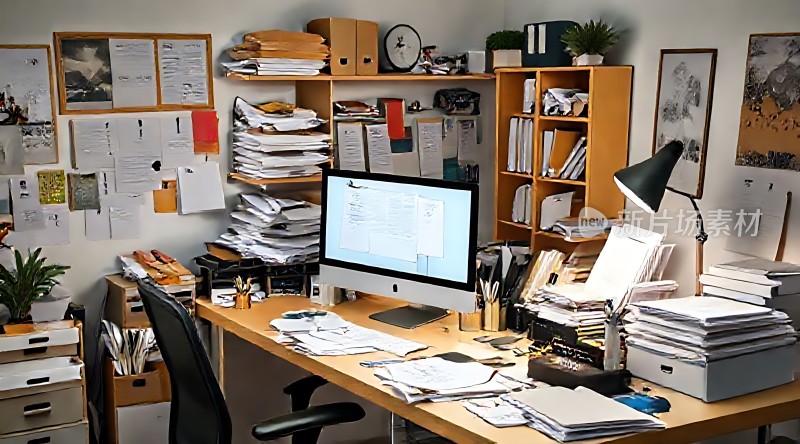 整洁有序的工作空间高效办公环境