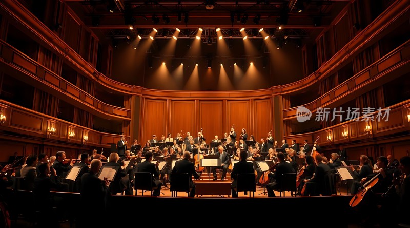 交响乐团现场演奏