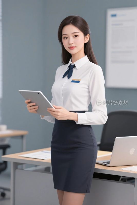 职场女性办公场景