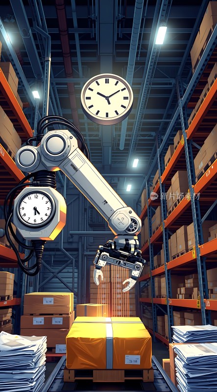 智能仓储机器人高效作业