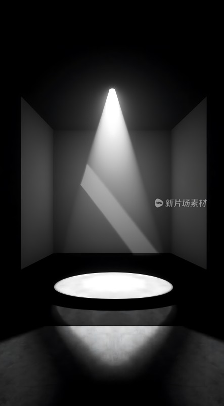 聚光灯下的舞台