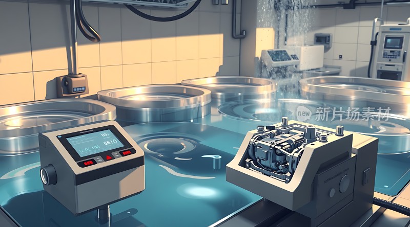 科技实验室中的精密仪器与机械装置