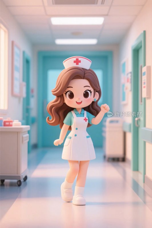 医院护士卡通形象