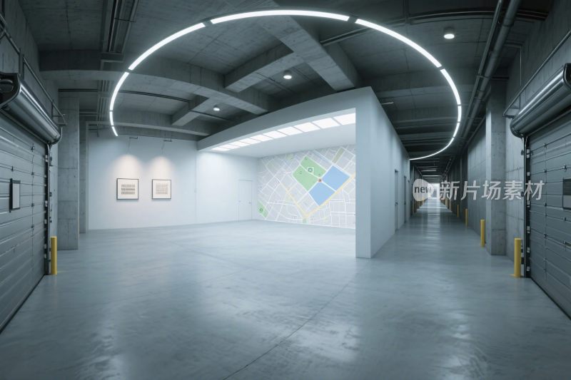 现代工业风格室内空间