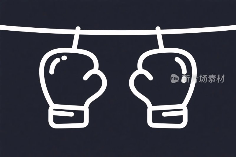 拳击手套插画