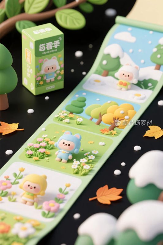 可爱卡通手账贴纸