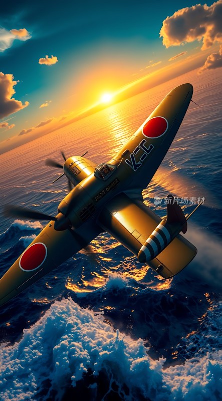 日落下的海空激战