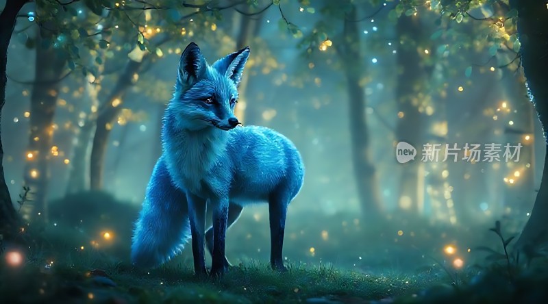 蓝狐森林夜行