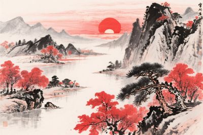 古典山水国画 古典山水国画