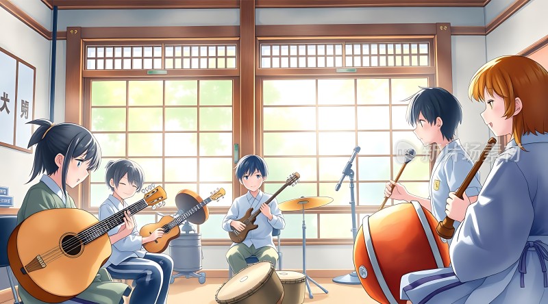 音乐教室里的青春旋律
